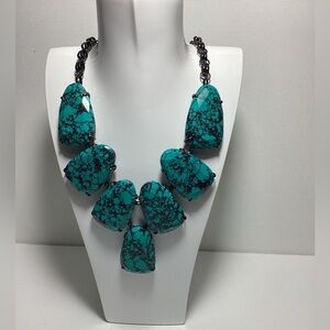 Harlow Variegated Teal Gunmetal